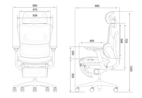 High Back Swivel Manager Mesh Office Chairs