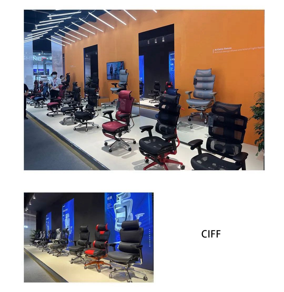 Yingfu's Ergonomic Chair Achieved Great Success in the 49th CIFF-Guangzhou Yingfu's Ergonomic Chair Achieved Great Success in the 49th CIFF-Guangzhou
