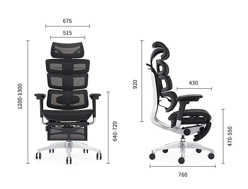 Mesh Ergonomic Office Work Chair For Long Working Hours