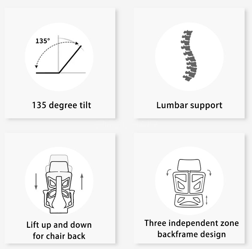 Hihg Quality Adjustable Leather Ergonomic Executive Office Chair